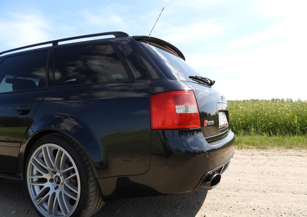 Audi RS6 cena 75000 przebieg: 213000, rok produkcji 2004 z Dobiegniew małe 277